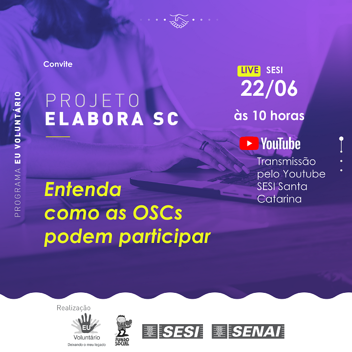 Projeto Elabora SC - Entenda como as OSCs  podem participar