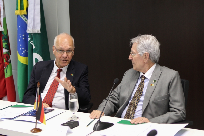 Encontro debateu parcerias estratégicas entre o Sistema Indústria e a Alemanha. Foto: Filipe Scotti