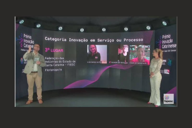 Cerimônia virtual de divulgação dos vencedores do Prêmio