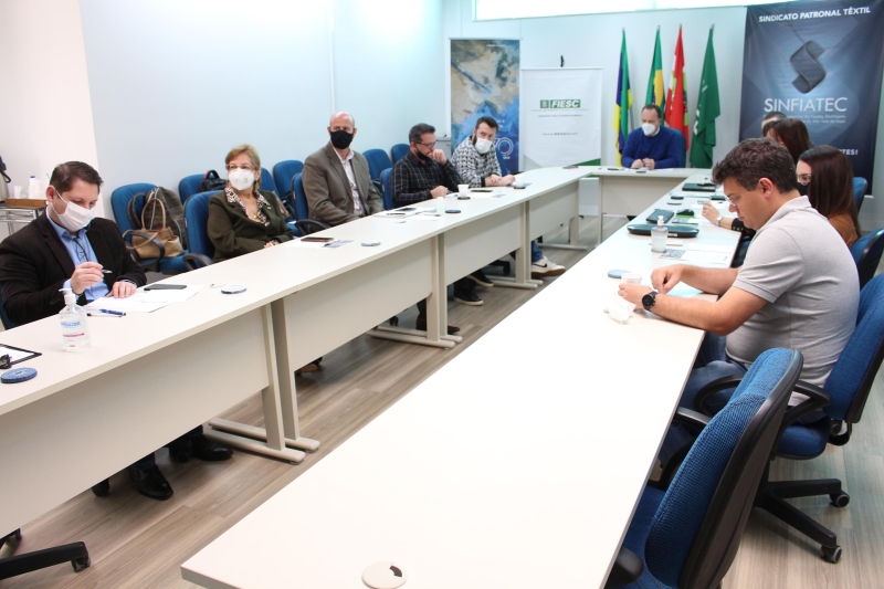 Reunião ocorreu na sede da FIESC em Rio do Sul. Foto: Debora Claudio