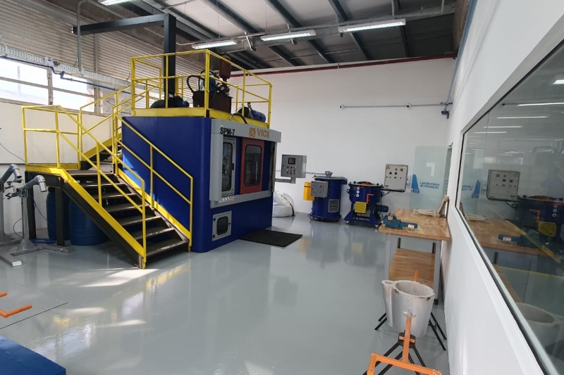 Laboratório no SENAI Norte. Foto: Divulgação