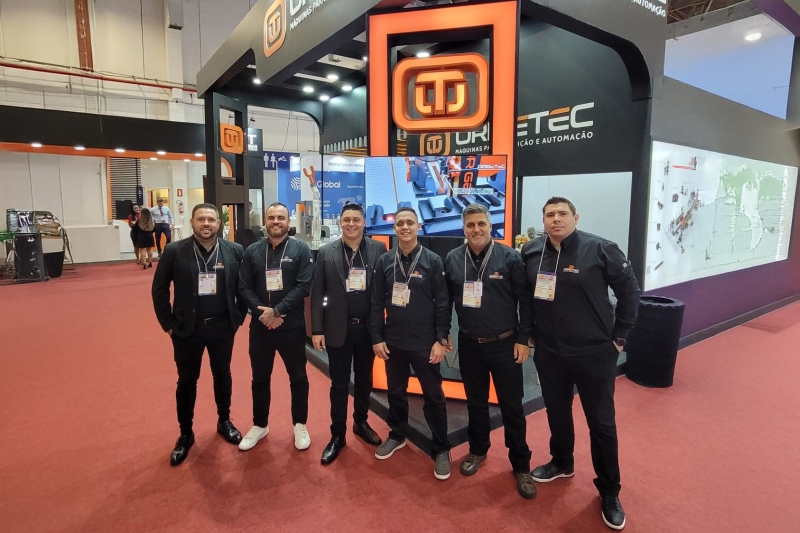 Estande da Origetec na Feira Latino-Americana de Fundição 2024. (Foto: Divulgação/Origetec)