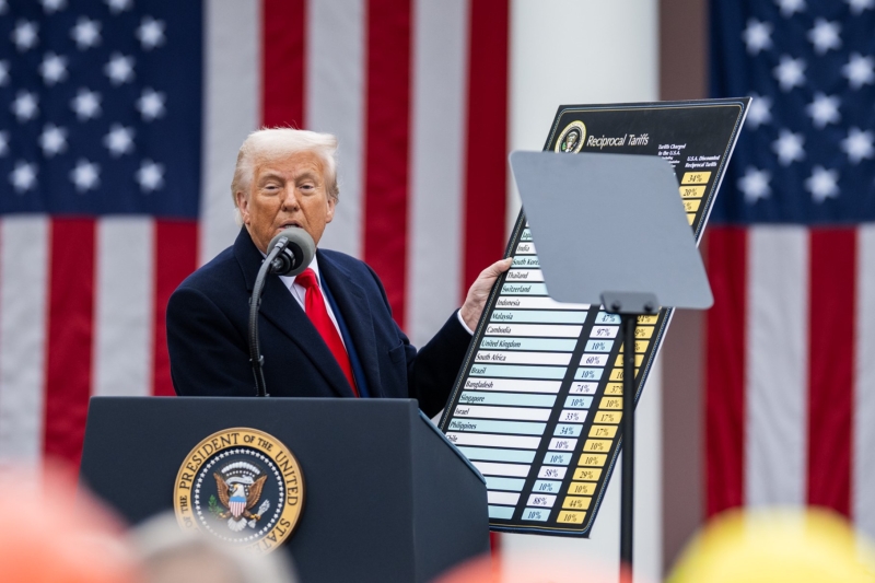 Presidente Trump anuncia novas tarifas de reciprocidade na Casa Branca. (Foto: The White House)