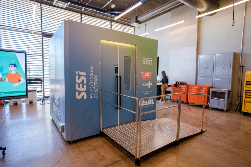 SESI/SC receberá estações de saúde experimentais para consultas a distância