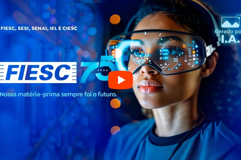 FIESC comemora 75 anos com foco no futuro da indústria