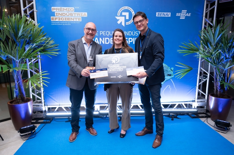 SENAI e Sebrae/SC anunciam vencedores do Prêmio Indústria Eficiente 2025